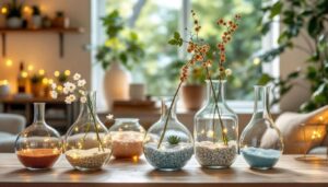 Glazen vazen niet alleen voor bloemen: deze creatieve ideeën transformeren je woonkamer