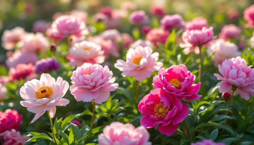 Pioenroos in maart: op de juiste plek geplant bloeit ze decennialang zonder enige moeite