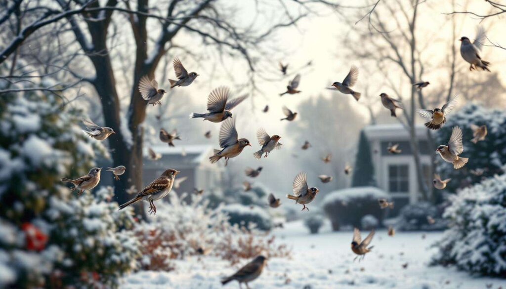 Elk jaar verjaagt deze gewoonte aan het einde van de winter tientallen vogels uit je tuin