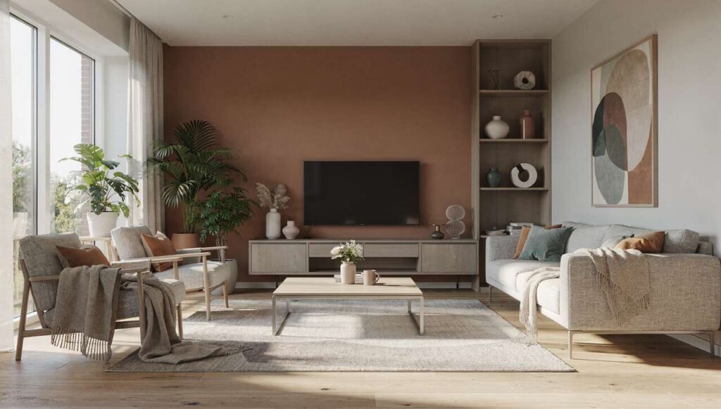 Flexa onthult de kleurtrends van 2026: deze wandkleuren domineren Nederlandse woonkamers