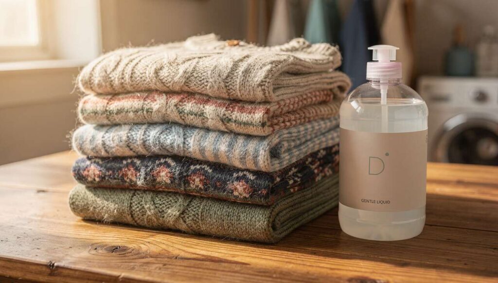 Wollen truien wassen zonder vilten: de methode die altijd werkt volgens textielexperts
