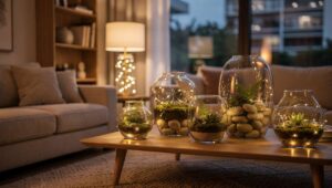 Glazen vazen niet alleen voor bloemen: 5 creatieve ideeën die je woonkamer transformeren