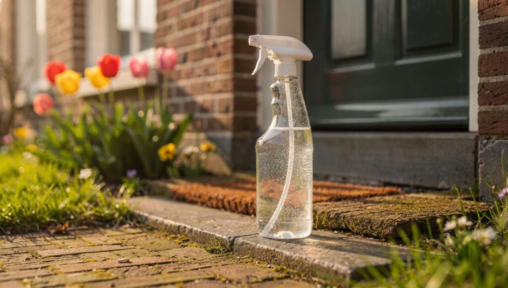 Azijn op de drempel sprayen: waarom steeds meer Nederlanders dit elke lente doen