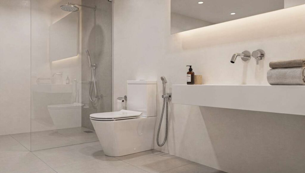 De bidet-douchette naast het toilet: wat het is, hoe het werkt en of het de moeite waard is