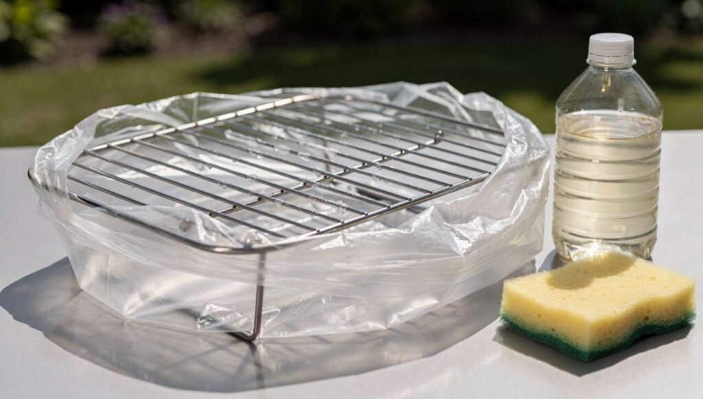 Zo krijg je het ovenrooster schoon met alleen een vuilniszak en één huismiddel